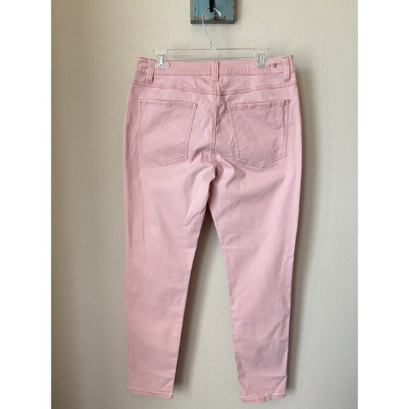 CAbi Women's Size 12 Nectar Pink Curvy Skinny Jeans, Style #230 - Picture 4 of 4